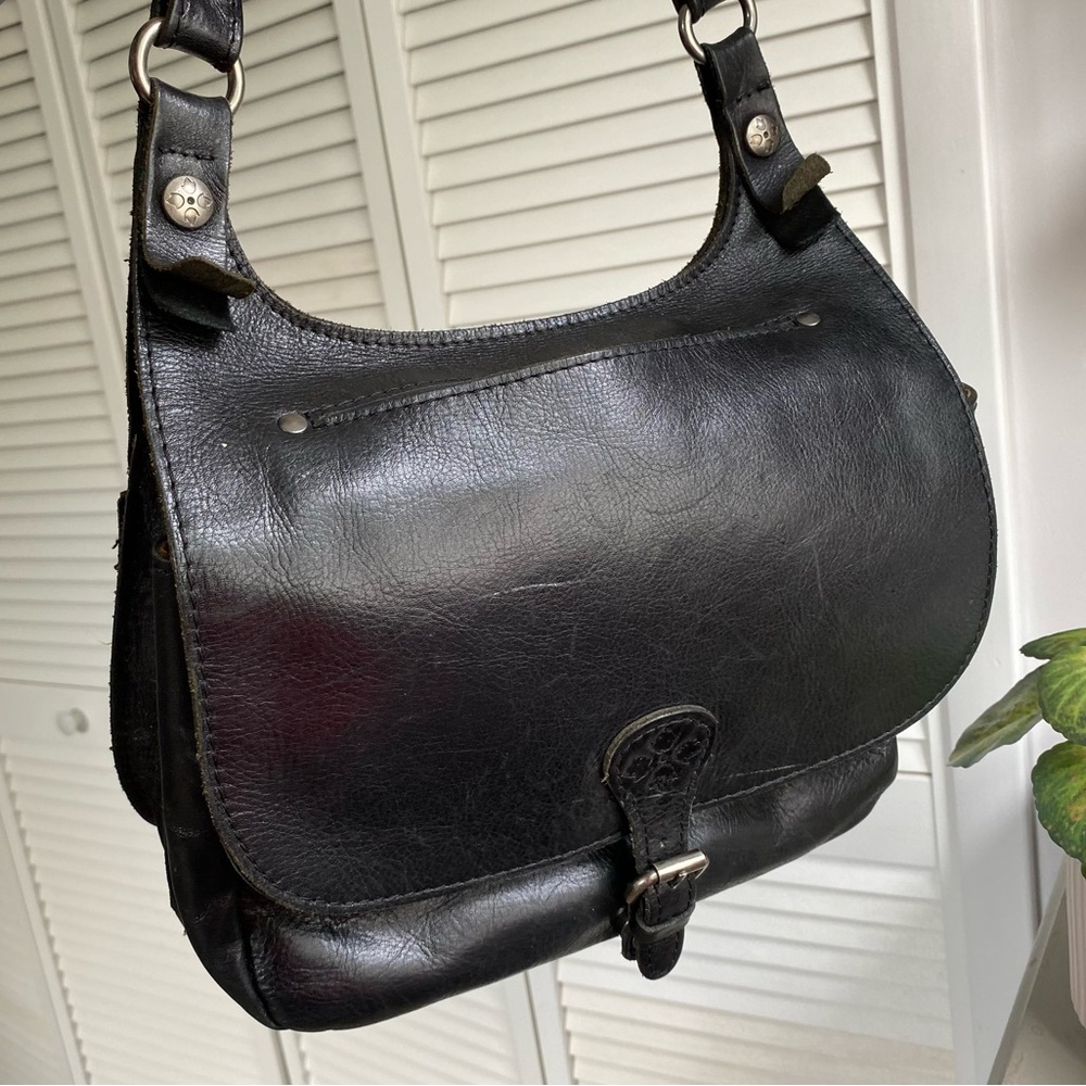 Patricia Nash Black Leather Crossbody Bag - Picture 3 of 12